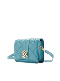 Mosaic Diamond Crossbody Bag - Blue - Bag | Orange Cube