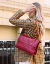Mosaic Messenger Bag - Retro Red - Bag | Orange Cube