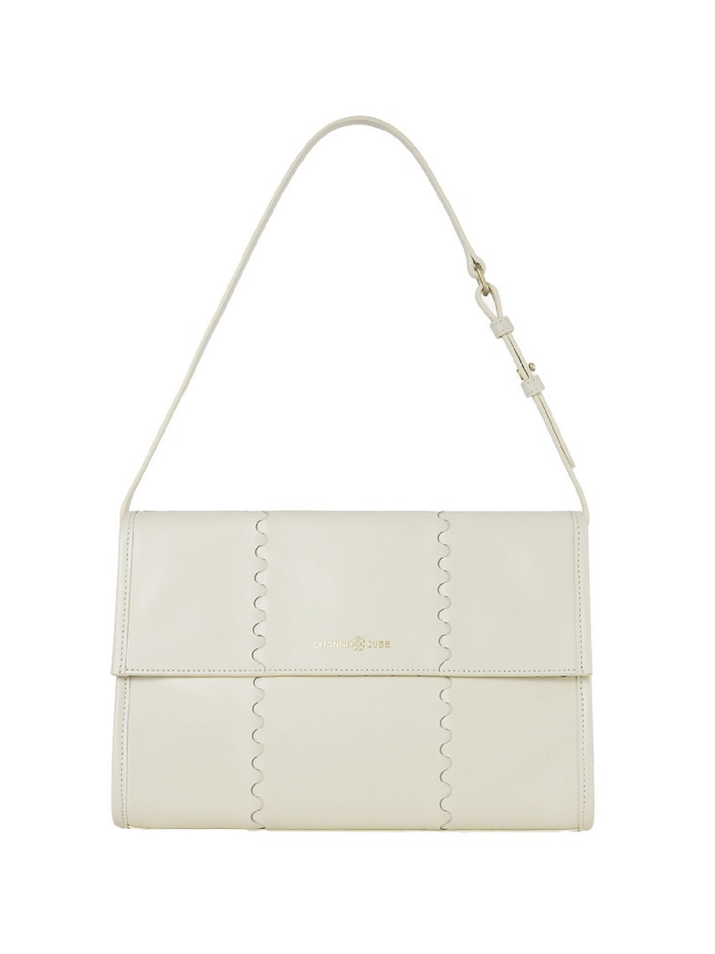 Mosaic Messenger Bag - White - Bag | Orange Cube