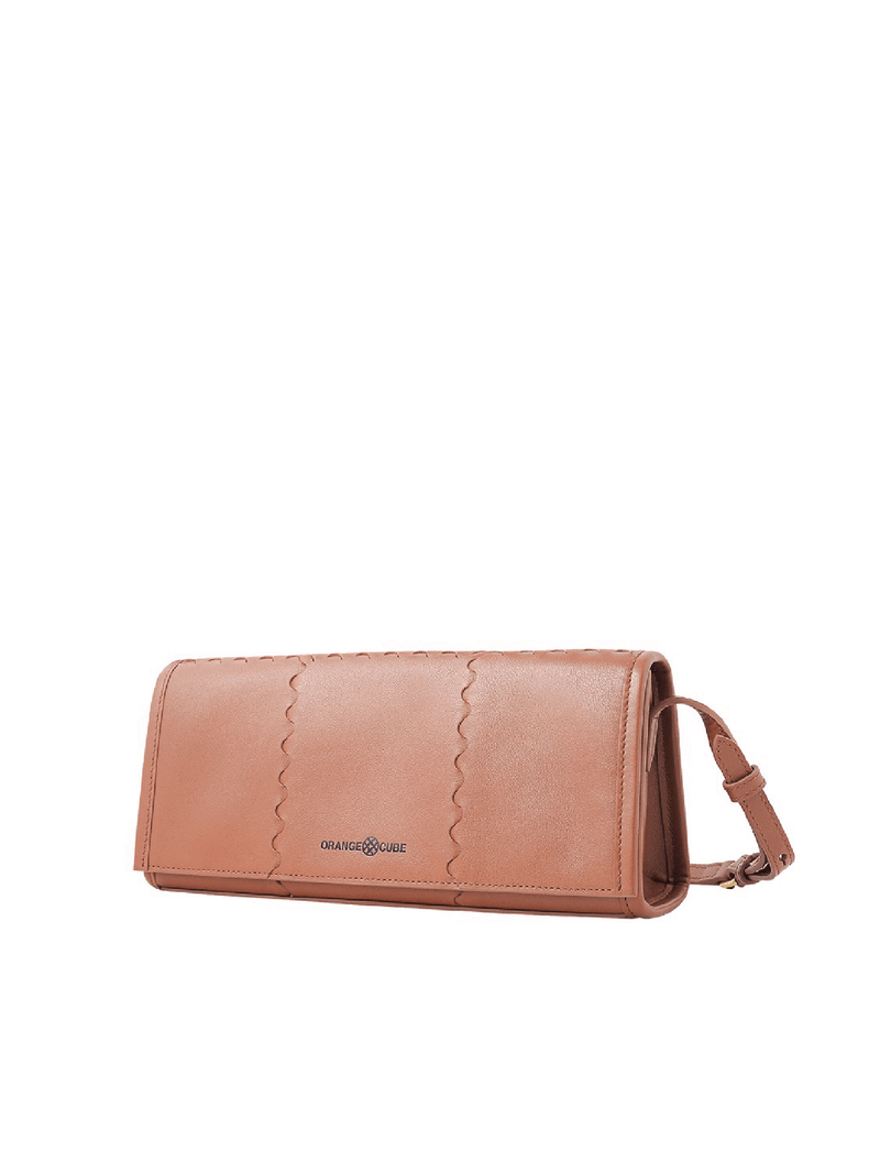 Mosaic Shoulder Bag - Brown - Bag | Orange Cube