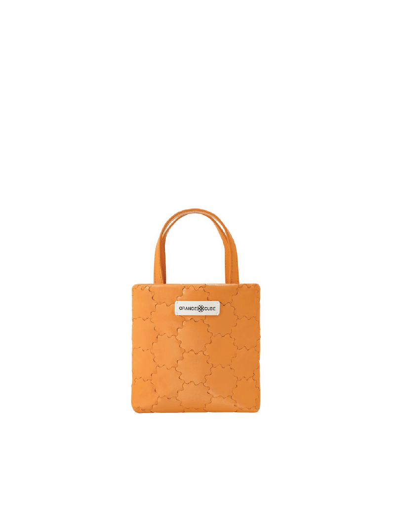 Mosaic Soft Tote - Orange - Bag | Orange Cube