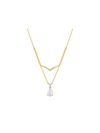 Mystic Necklace (V Shape) - Necklace | Orange Cube