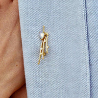 Mystic Stone Brooch - Brooch | Orange Cube