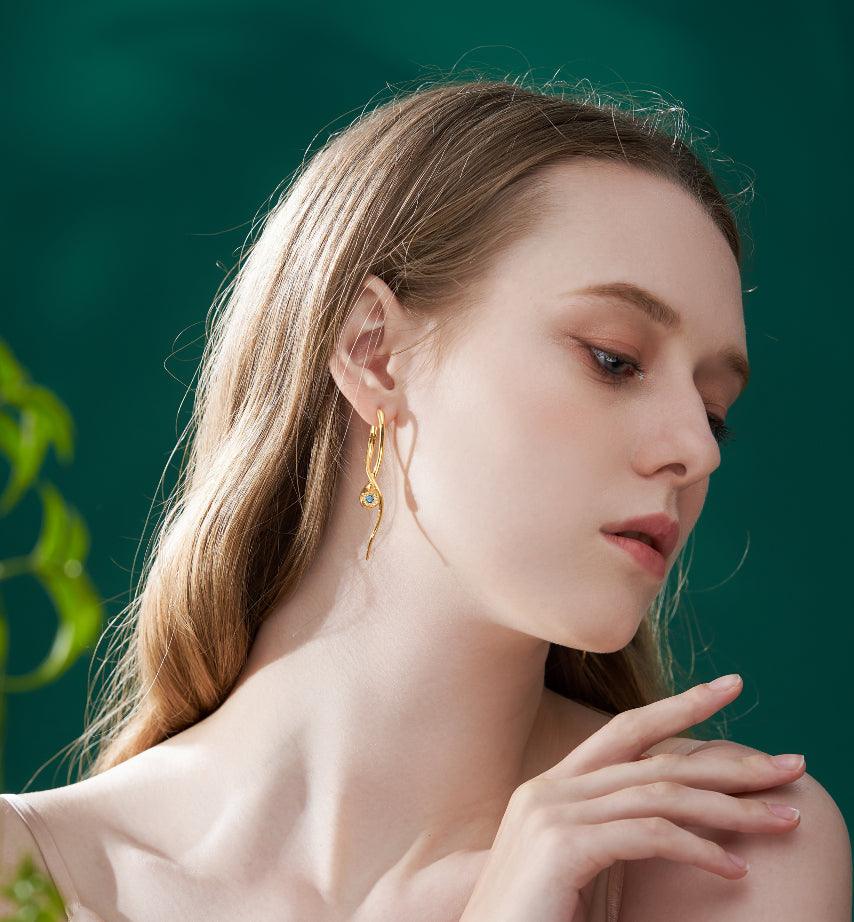 Myth Earring - Blue (Single) - Earrings | Orange Cube