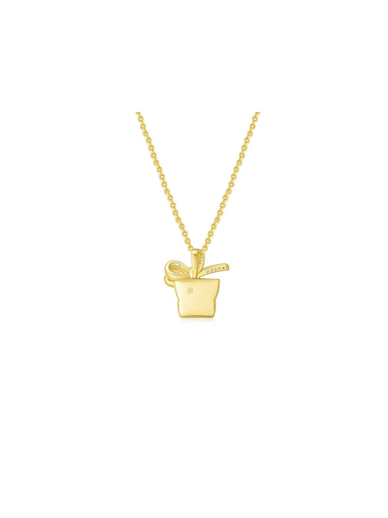 Present Necklace - Necklace | Orange Cube