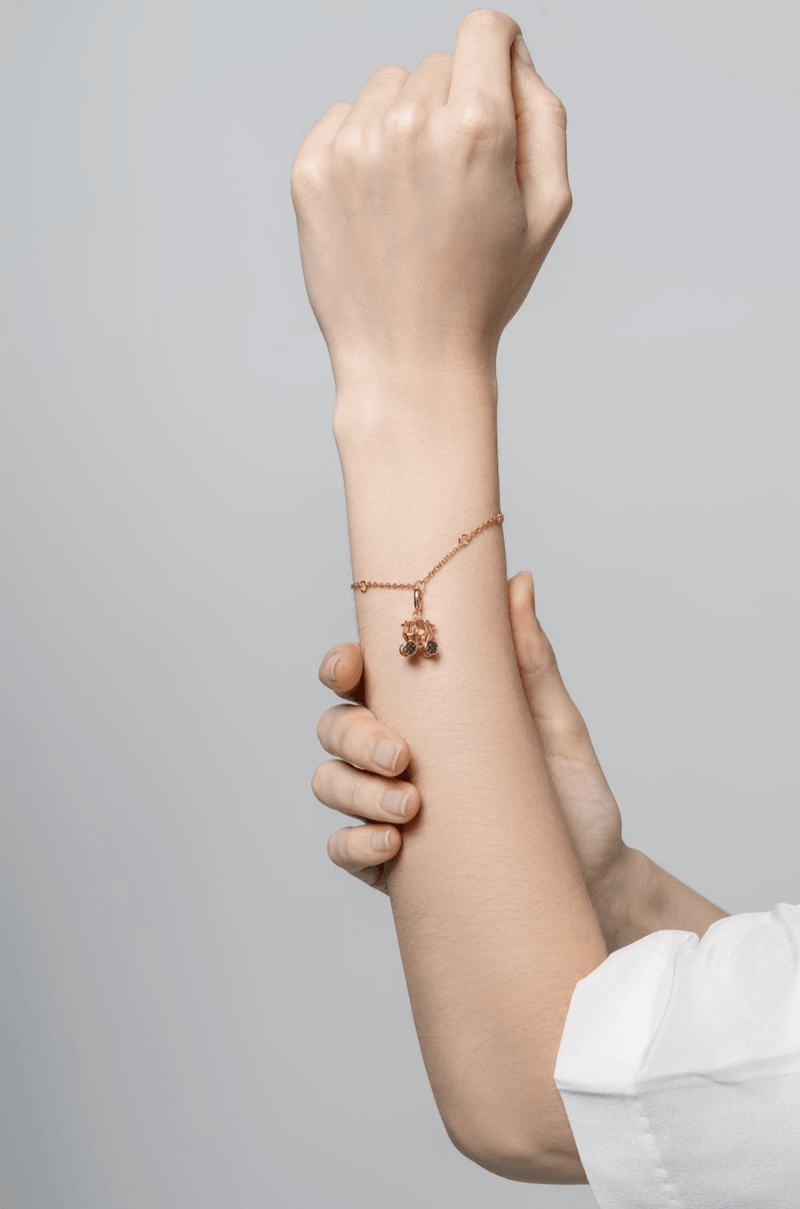 Pumpkin Carriage Charm - Blue - Charm | Orange Cube