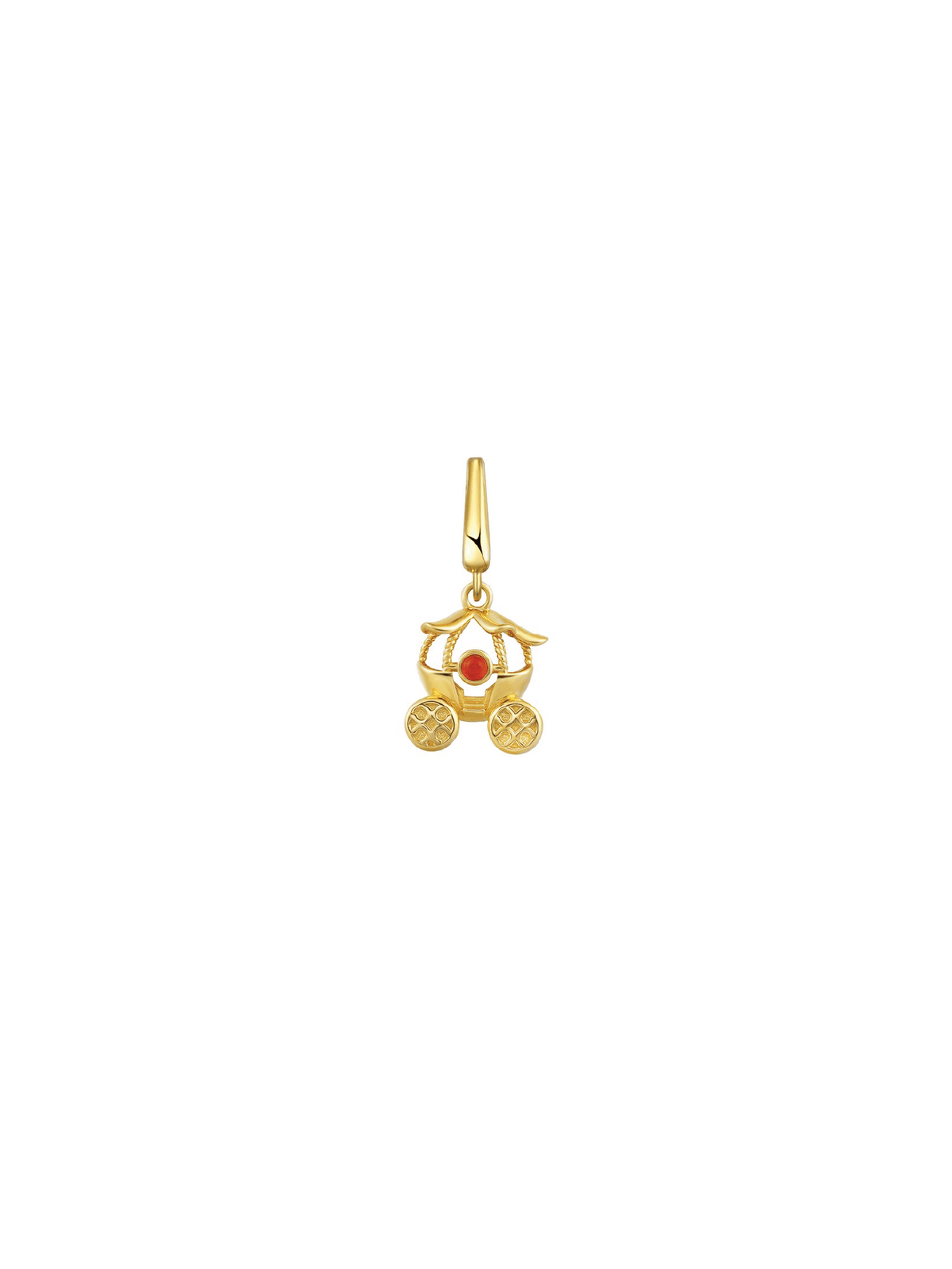 Pumpkin Carriage Charm - Honey Orange - Charm | Orange Cube