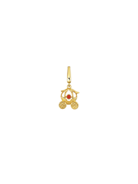 Pumpkin Carriage Charm - Honey Orange - Charm | Orange Cube
