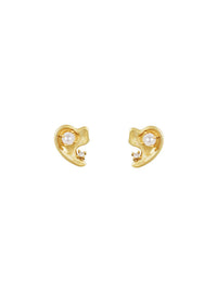 Pursue Earrings (Pair) - Set | Orange Cube