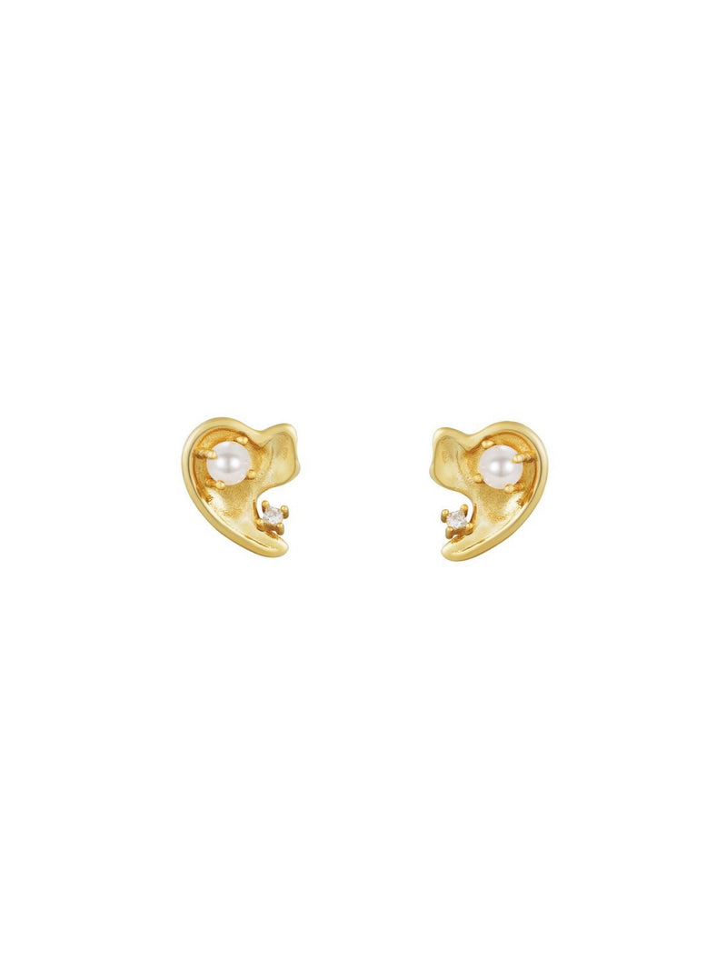 Pursue Earrings (Pair) - Set | Orange Cube