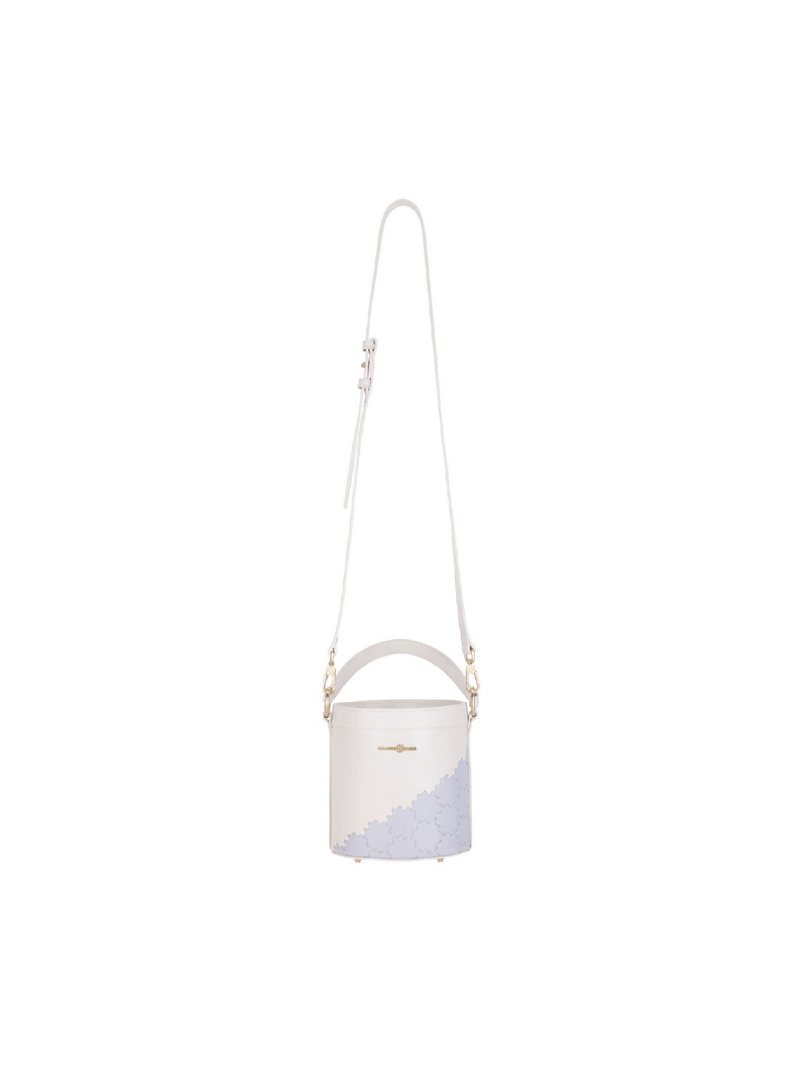 Quilted Impressions Bucket Bag - Lucent White/ Arctic Ice - Bag | Orange Cube