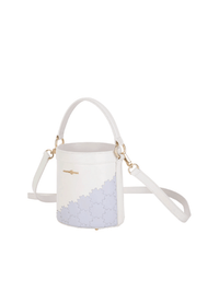 Quilted Impressions Bucket Bag - Lucent White/ Arctic Ice - Bag | Orange Cube