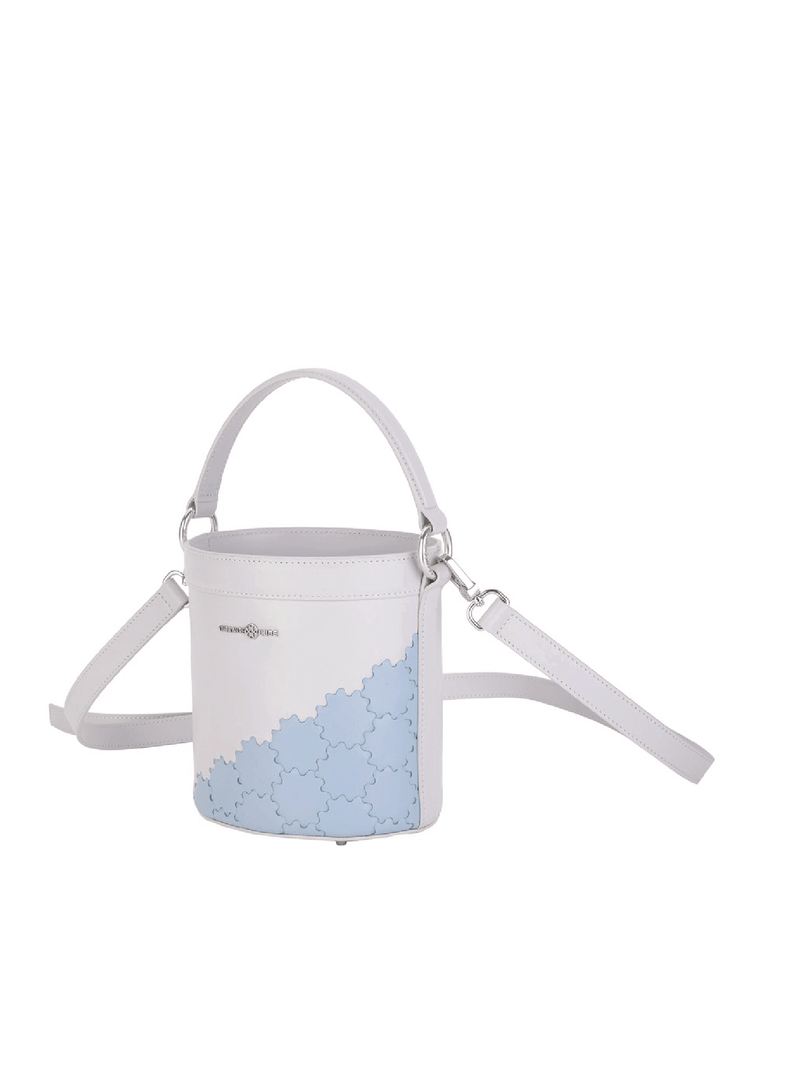 Quilted Impressions Bucket Bag - Nimbus Cloud/ Dream Blue - Bag | Orange Cube