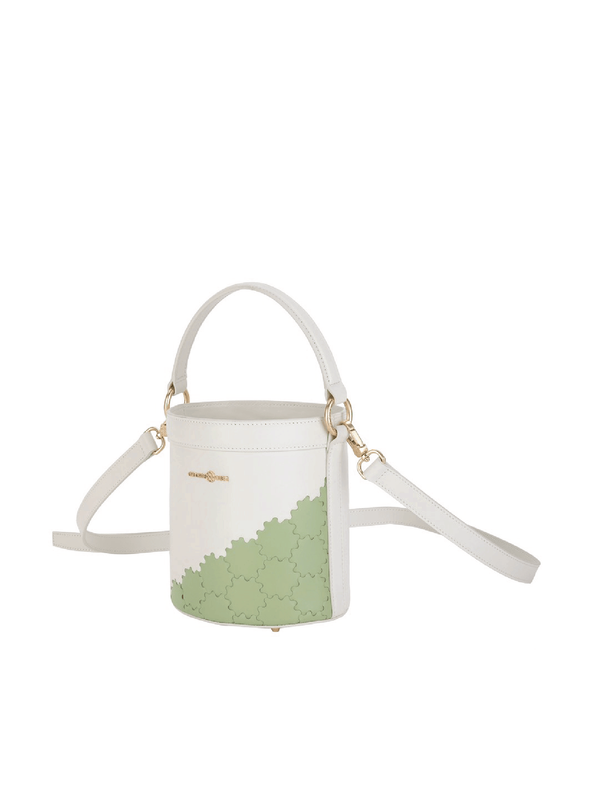 Quilted Impressions Bucket Bag - Star White/ Forest Green - Bag | Orange Cube
