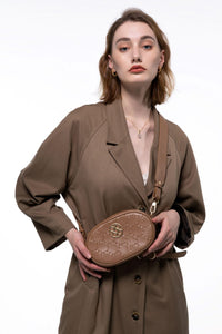 Quilted Impressions Cross Body - Tan - Bag | Orange Cube