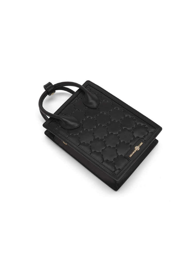 Quilted Impressions Mini Tote Bag - Black - Bag | Orange Cube