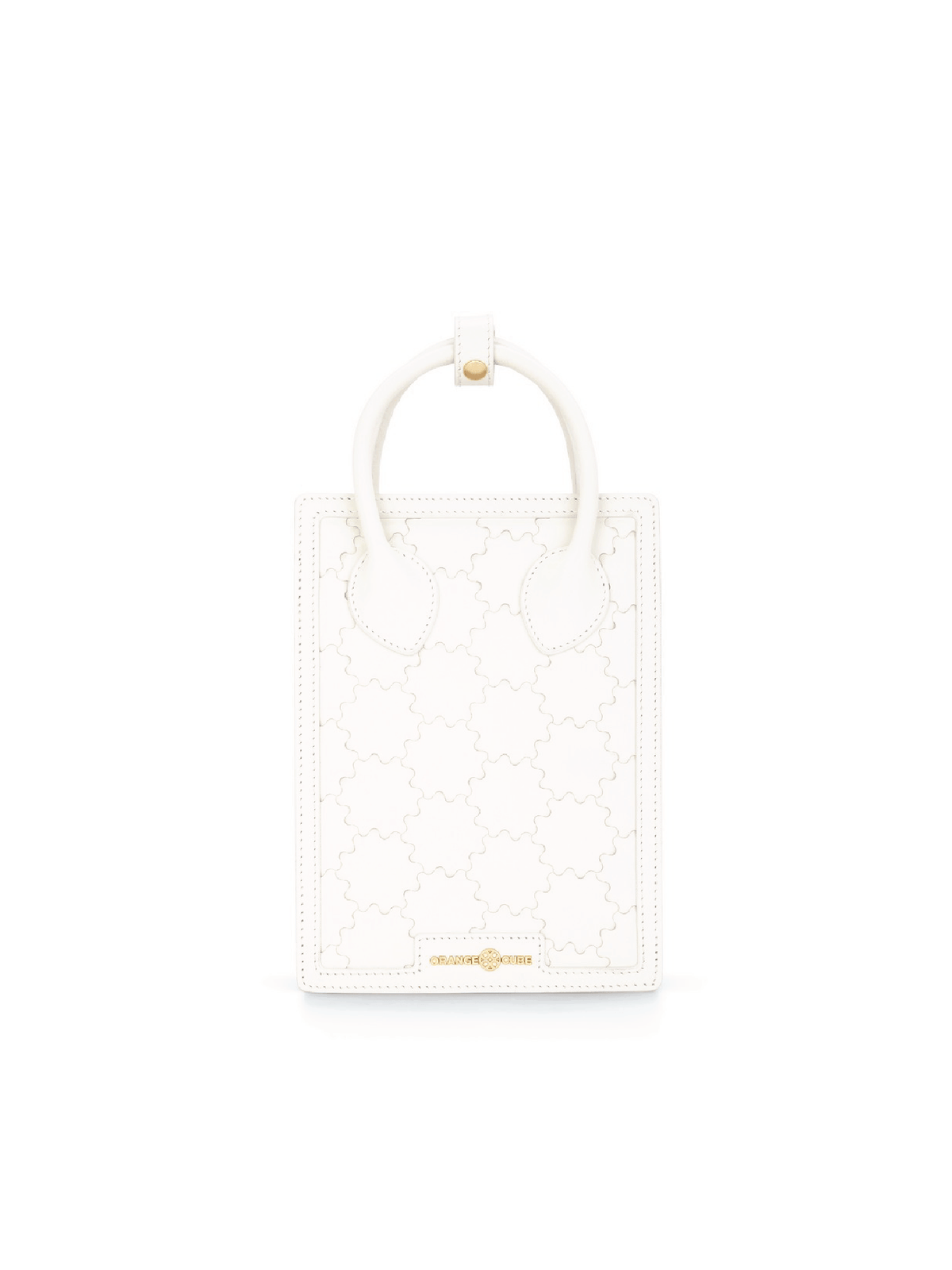 Quilted Impressions Mini Tote Bag - Tofu - Bag | Orange Cube