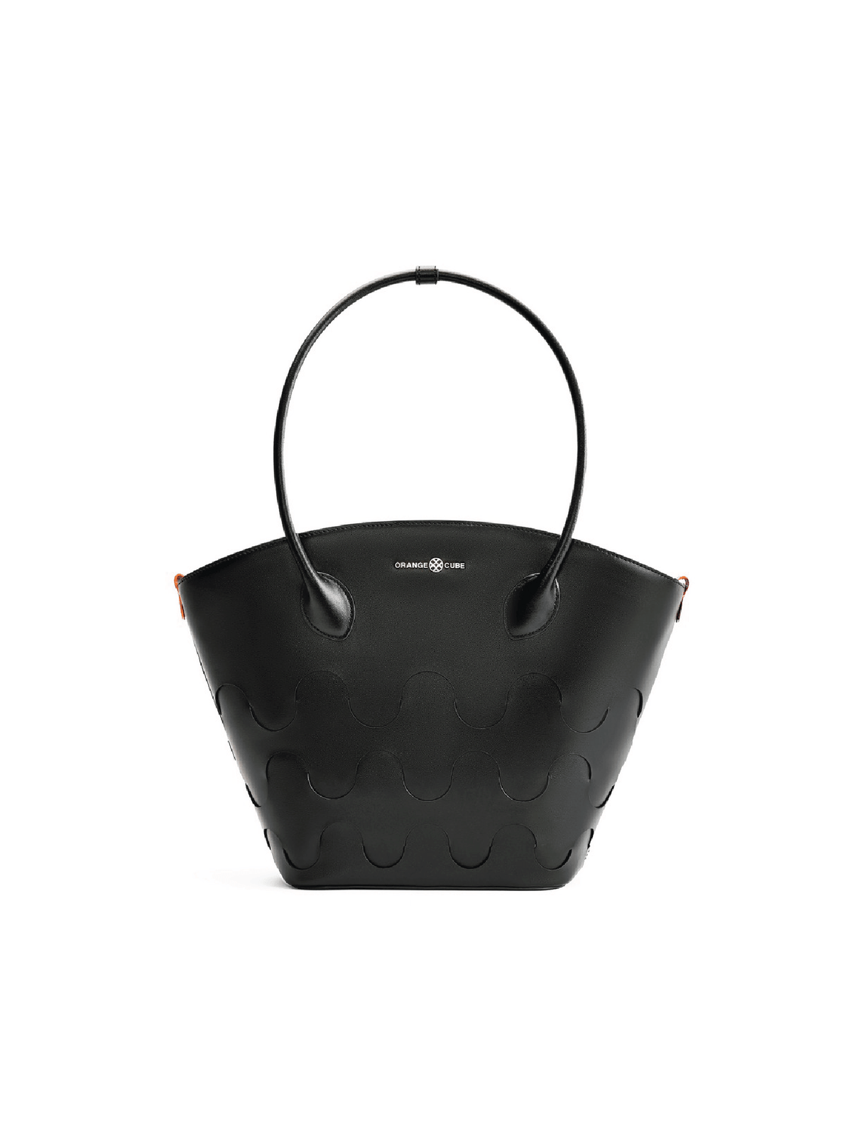 Quilted Impressions Wavy Tote Bag - Black (Large) - Bag | Orange Cube