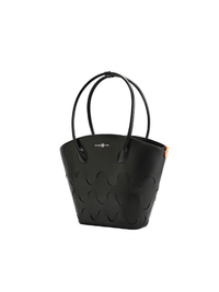 Quilted Impressions Wavy Tote Bag - Black (Large) - Bag | Orange Cube