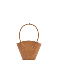 Quilted Impressions Wavy Tote Bag - Brown (Small) - Bag | Orange Cube