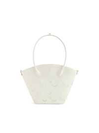 Quilted Impressions Wavy Tote Bag - White (Large) - Bag | Orange Cube