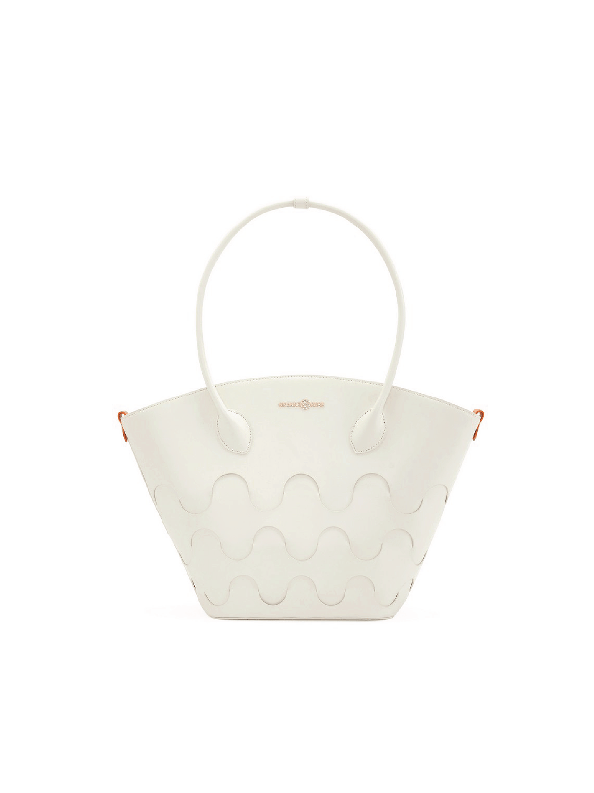Quilted Impressions Wavy Tote Bag - White (Large) - Bag | Orange Cube