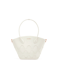 Quilted Impressions Wavy Tote Bag - White (Large) - Bag | Orange Cube