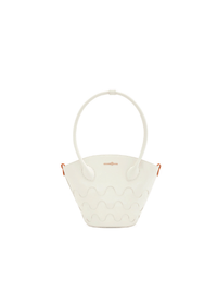 Quilted Impressions Wavy Tote Bag - White (Small) - Bag | Orange Cube