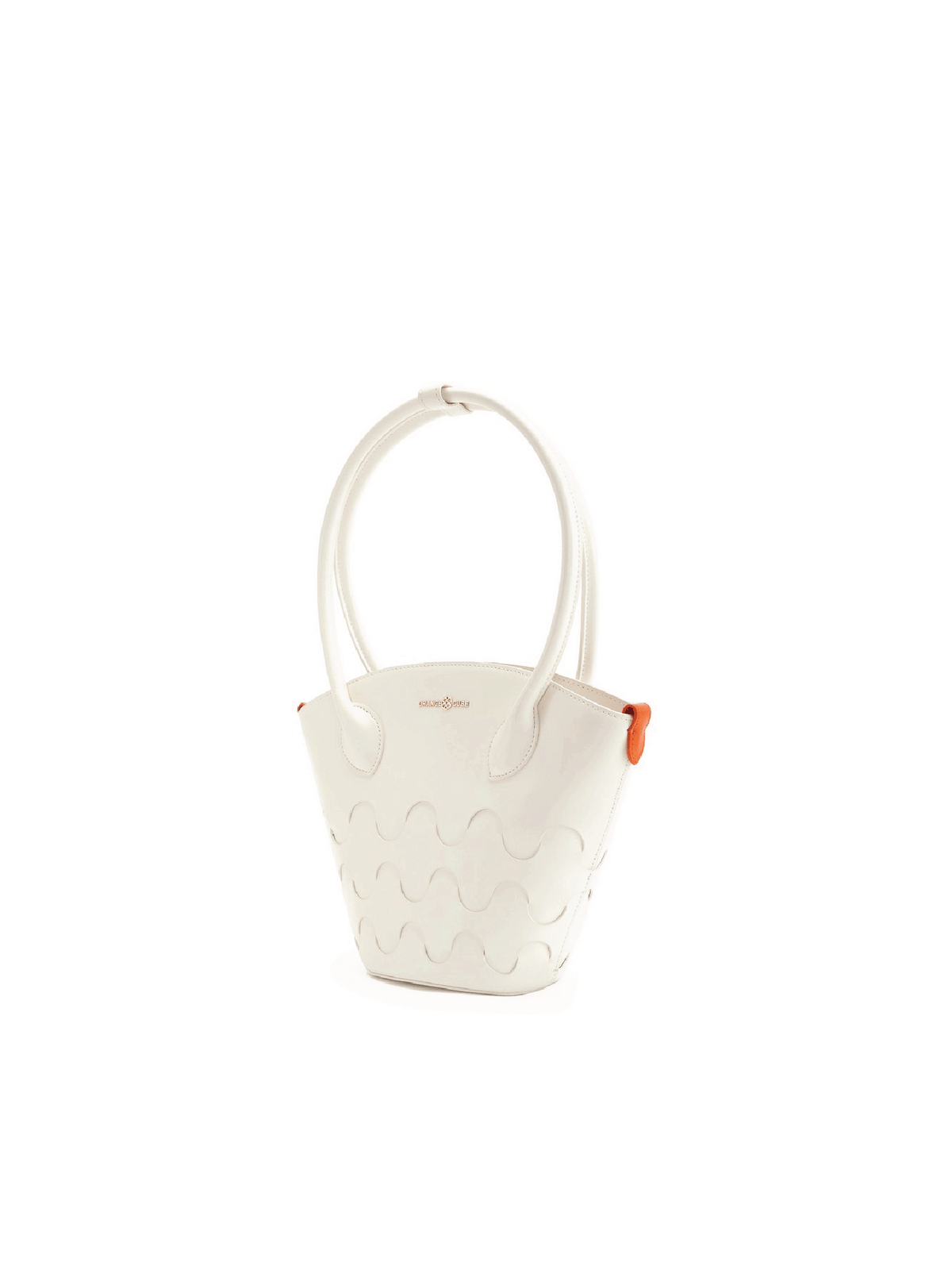 Quilted Impressions Wavy Tote Bag - White (Small) - Bag | Orange Cube