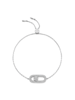 Radiance Happiness Lock Bracelet (White) - Bracelet | Orange Cube