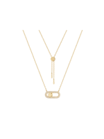 Radiance Happiness Lock Necklace - Necklace | Orange Cube