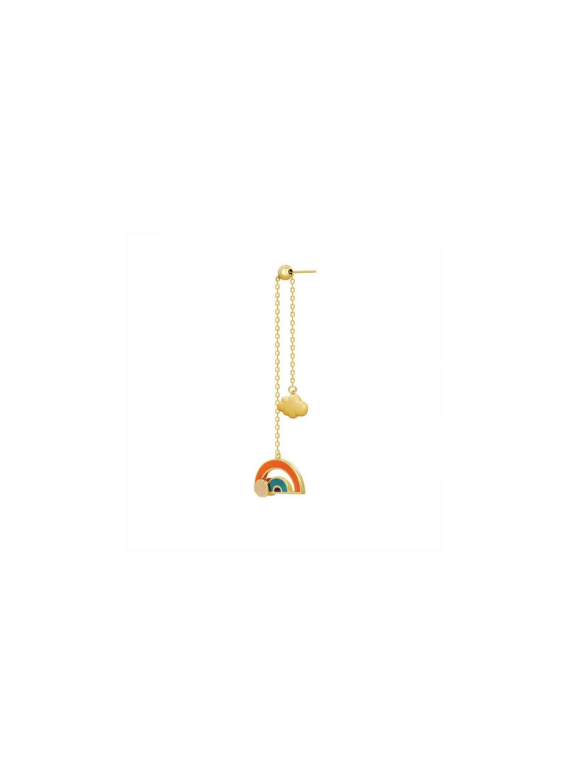 Rainbow Earring (Single) - Earrings | Orange Cube