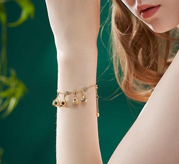 Raindrop Charm - Blue - Charm | Orange Cube