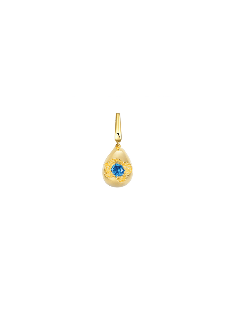 Raindrop Charm - Blue - Charm | Orange Cube