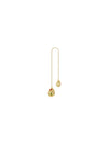 Raindrop Earring - Smooth Red & Green (Single) - Earrings | Orange Cube