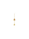 Raindrop Earring - Textured Red (Single) - Earrings | Orange Cube