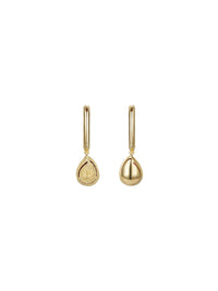 Raindrop Earrings - Single Stone (Pair) - Set | Orange Cube