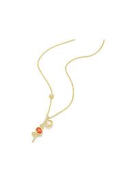 Red Bean Necklace - Necklace | Orange Cube