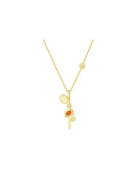 Red Bean Necklace - Necklace | Orange Cube