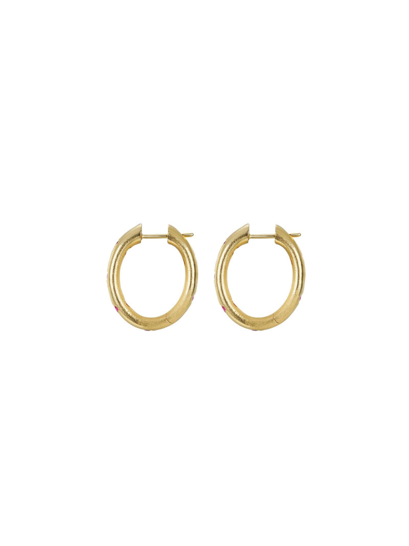 Scattered Earrings - Hoop (Pair) - Set | Orange Cube