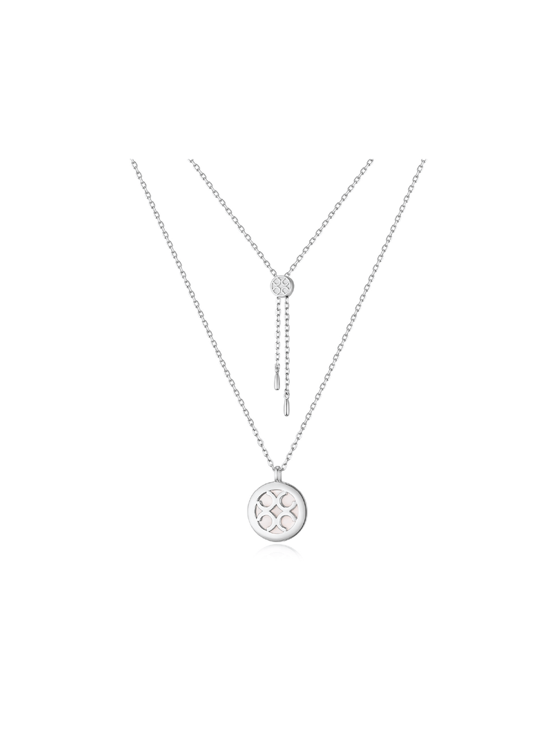Signature Charm Necklace (White) - Necklace | Orange Cube