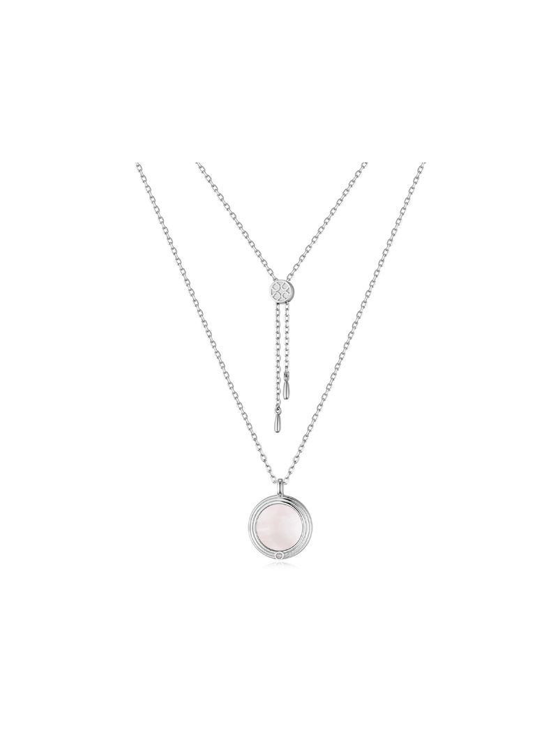 Signature Charm Necklace (White) - Necklace | Orange Cube