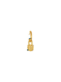 Signature Lock Earring (Single) - Earrings | Orange Cube
