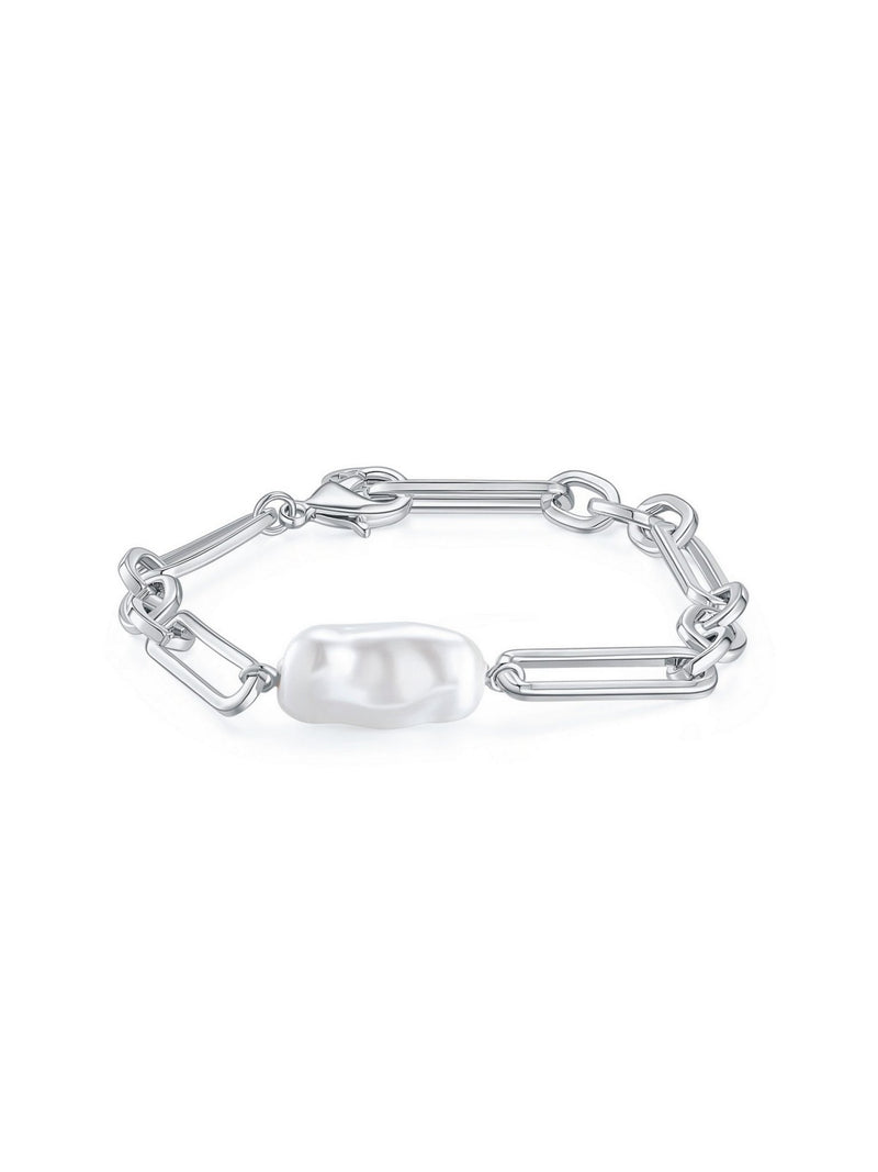 Signature Pearl Bracelet (White) - Bracelet | Orange Cube
