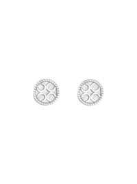 Signature Studs - Ivory (White) (Pair) - Set | Orange Cube