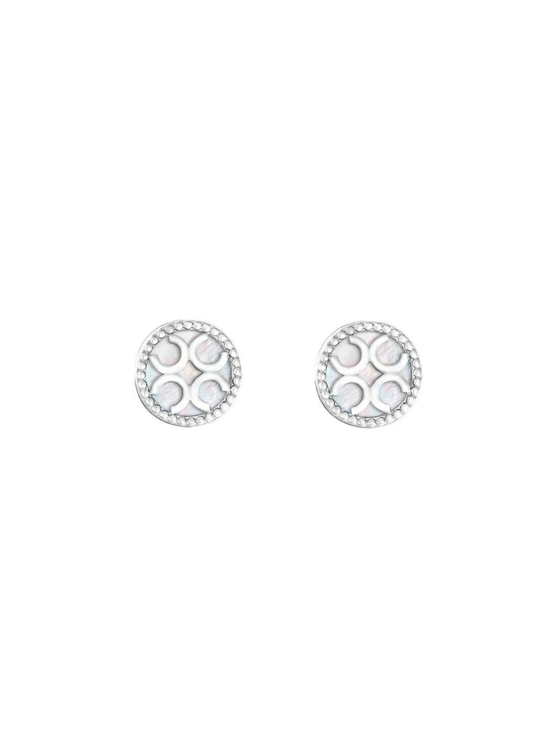 Signature Studs - Ivory (White) (Pair) - Set | Orange Cube