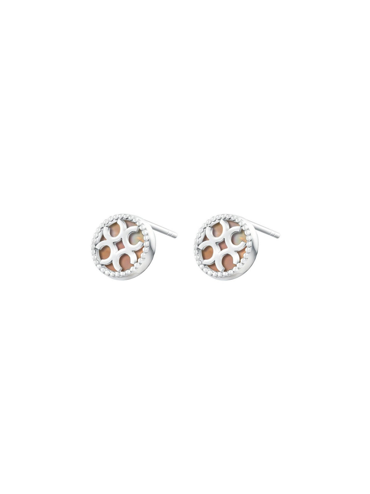 Signature Studs - Pink (White) (Pair) - Set | Orange Cube