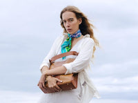 Silk Scarf Green - Scarf | Orange Cube