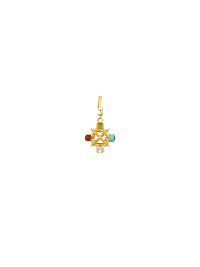 Sky Wheel Charm - Small - Charm | Orange Cube
