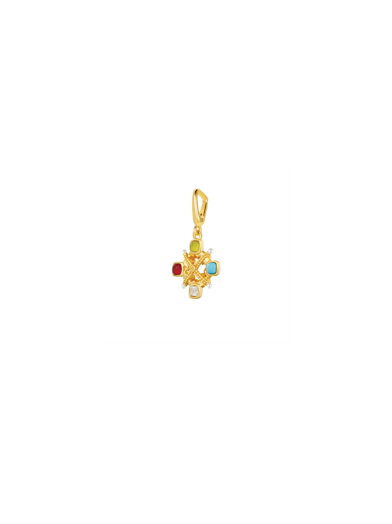 Sky Wheel Charm - Small - Charm | Orange Cube